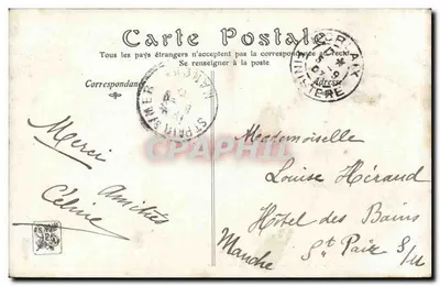 Ostatnie promienie — Salon 1906 — autor Alfred Weber — Rewers