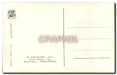 Nu leżąca na kanapie — Wydawca Ufvr Fils d'Art, Paryż — Nr 38 — Rewers