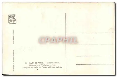 Donna alla sua toccetta — Éditeur : LE PY FILS & Cie, PARIS — N° 64 — Achterkant