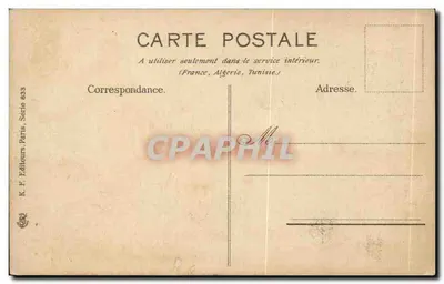 A Semeuse — reprodução da obra de Jean-François Millet — K. F. Editeurs, Paris, Série 633 — Verso