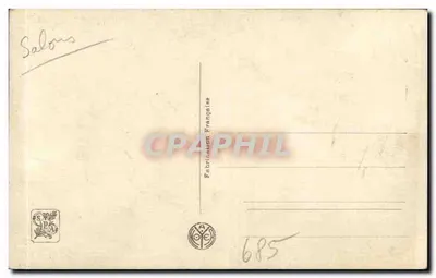 Jovem mulher com pomba — Salão de Paris — Senhorita Hortense Richard — n° 4274 — Verso