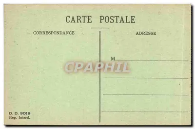 Banho de Chuveiro — cena de banho público — F. Garillard, série D. D. 9019 — Verso