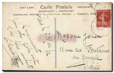 Atelier de costura na casa de Dreccoll — Salão de 1912 — Brindeau de Jarny — Verso