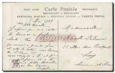 Menina com sopa fumegante — Salon de 1909 — por Gabriel de Cool — n° 3567 Dt. — Verso