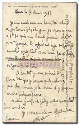 Cheval blanc et soldat couché — J. Rouffet — Salons de Paris — Rewers