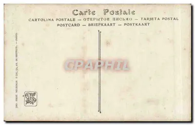 Um homem idoso desenhando — cena interior — Mme V. DEMONT-BRETON, Paris, n° 7772 — Verso