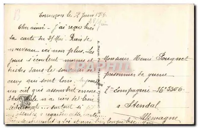Nocturno — Salão 1919 — A. Matignon — Editor AX, n° 2796 — Verso