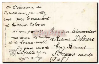 O Pássaro da França — Salão 1912 — A. Bettannier — Frankreich's Vogel — Verso