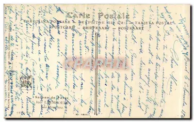 Duas mulheres à beira do mar — cena marítima — Salons de Paris, Jeet L'Empoërs — Verso