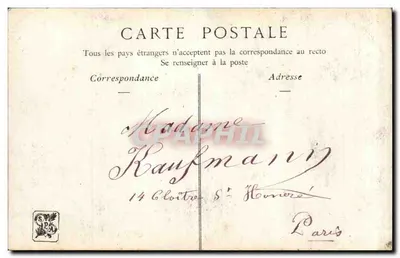Dionysos adormecido — Salon de 1906 — por Gustave Courtois, ND Pigal — Verso