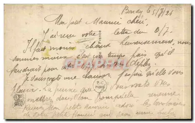 Mãe e Filho — Salão de Paris — Nelson Gray — n°393 — Verso