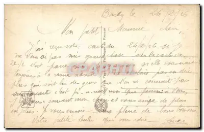 Kobieta i pies przy brzegu jeziora — Salon Paryża — A. Renault — n°3395 — Rewers