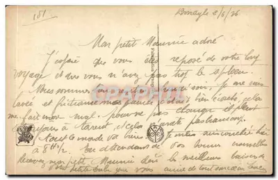 Kobiety i paon — scena ogrodowa — F. Lafon, Salon 613 — Rewers