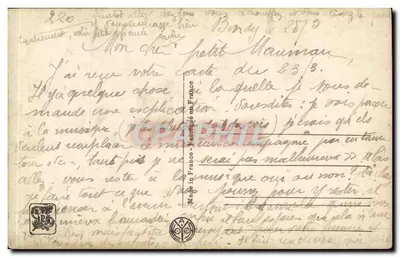 Heures trop brèves — A. Renault — Salon de Paris — n° 3706 — Rewers