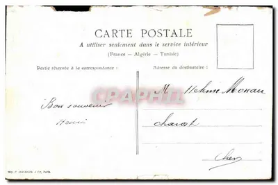 Bergères Lorraines — por L. Barillot — editor Louvres — Verso