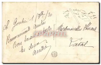 Retorno da Islândia — E.J. Chevalier — Salão do Petit Palais 1918 — n°3356 — Verso