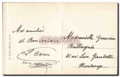 Subindo a Colina com Acidente — A. Renault — Salão de Paris n°2196 — Verso