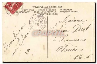 Jovem Mãe — Salon 1908 — Lauriol — LL — Verso
