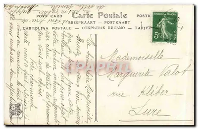 Salon Zimowy 1912 — Taquinerie, autor Alfred Weber — ND Fot. — Rewers