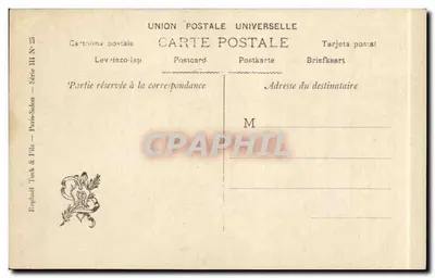 Salon 1903 - Etcheverry - 'Vertige' — Raphael Tuck & Fils, Série III N°25 — Verso
