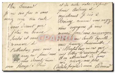 Soldados em ação — Salon 1913 — L. MALESPINA — S.N. PARIS — Verso