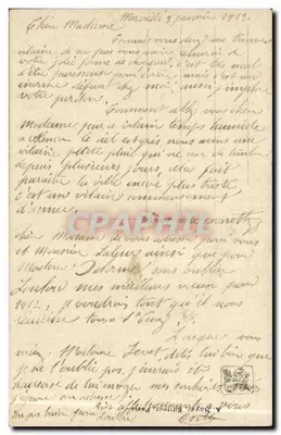 Szczęśliwa matka — Salon 1911 — J. D'Argoat — n°739 — A.N. Paryż — Rewers