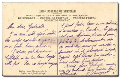 Breughel — Festyn Holenderski — Muzeum w Amiens — Rewers