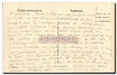 De Hohneck (alt. 1966 m.) — De Waterval van Retournemer — ND — Achterkant