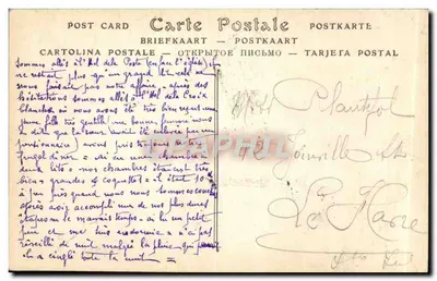 Vale da Cance, a pequena Cachoeira — Mortain — editor ND, n° 54 — Verso