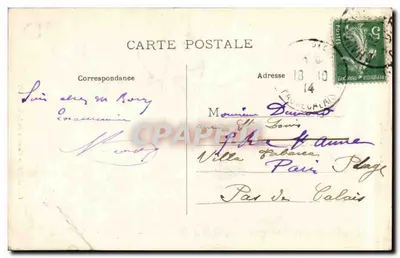 Cantal — Spadzista Sailhans — Auvergne — wydawca M. P. C. nr 286 — Rewers