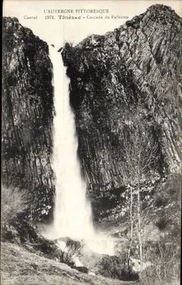 Cantal - Cachoeira do Falhitou — A Auvergne pittoresca — Thiézac