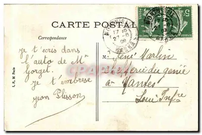 Montmirail (Marne) — La Vogue — G. Dart, fot. uitg. Montmirail — Achterkant