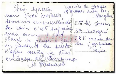 Cachoeira — vista panorâmica — Imp. BOUGEONS Chalon-sur-Saône — Verso
