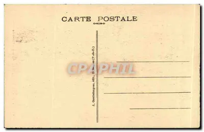 O Mont-Dore — A Grande Cachoeira — A Auvergne — G. N° 1433 — Verso