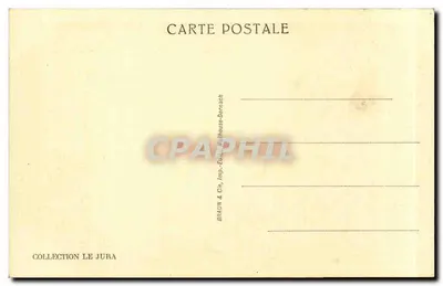 Cascadas del Défilé de la Langouette — Les Planches-en-Montagne — Colección Le Jura, n°4199 — Reverso
