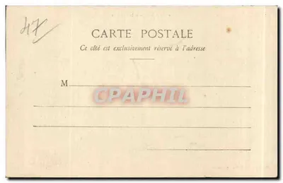 O Velho Village e o rio Garonne — Maison Ferte de Béziers, série 47 — Verso