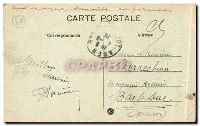 AGEN — Ogród Gravier — Fototypia Perret, Agen — Rewers