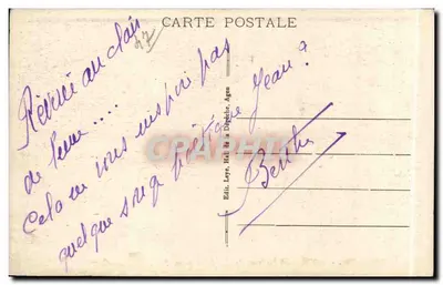 AGEN - I bordi del canale, la chiesa di Santa Foy e la cattedrale — Editore Leye, Agen, n°68 — Verso