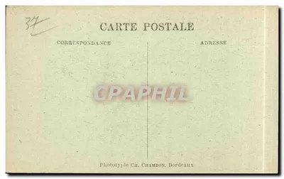 Bordeaux — Cours du XXX-Juillet — Verlag C.B. — Rückseite