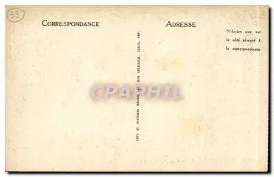 Bordeaux — El Ayuntamiento — LL — Reverso