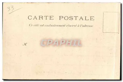 Bordeaux — École de Santé navale — J. H. B., Éd., Bx. — Verso