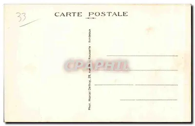 Cemitério de Saint-Michel — Bordeaux — A Mãe e a Criança — M.D. — Verso
