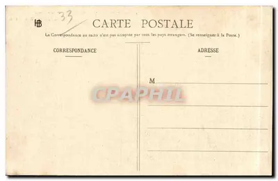 Bordeaux — Place des Quinconces — Kolumny Rostrale — Libourne, Henry Guillier, rue Founeuve — Rewers