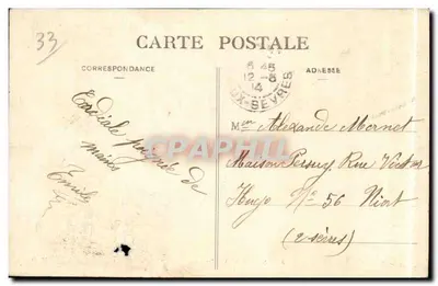 Bordeaux — De Steenbrug — uitgever M.D. n°3 — Achterkant