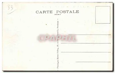 Bordeaux — As Alées de Tourny — M. D. — Verso