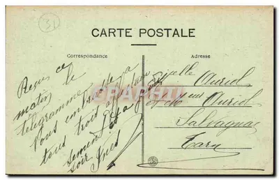 Toulouse — Chaussée i Młyn Château — wydawnictwo Clémence-Isaure n°189 — Rewers