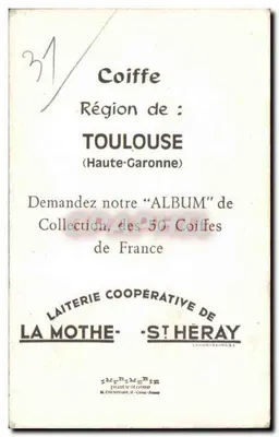 Toulouse - Coiffe Region de Toulouse - mir — Verso
