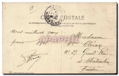 Toulouse - El Mercado de los Carmes — editor J. Magener et Cie — Reverso