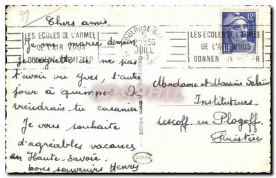 Toulouse - Square Wilson — Reitstatue — Verlag Odeta, n°3 — Rückseite