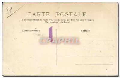Toulouse - Place Roguet, Avenue de la Patte-d'Oie — CPA n°76, éditeur AP — Verso